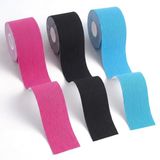 CareHabi Kinesiotape, sporttape voor de spieren, 5 m x 5 cm, 3 rollen (1 x blauw, 1 x roze, 1 x zwart) Kinesiotapes waterdicht en elastisch voor sport