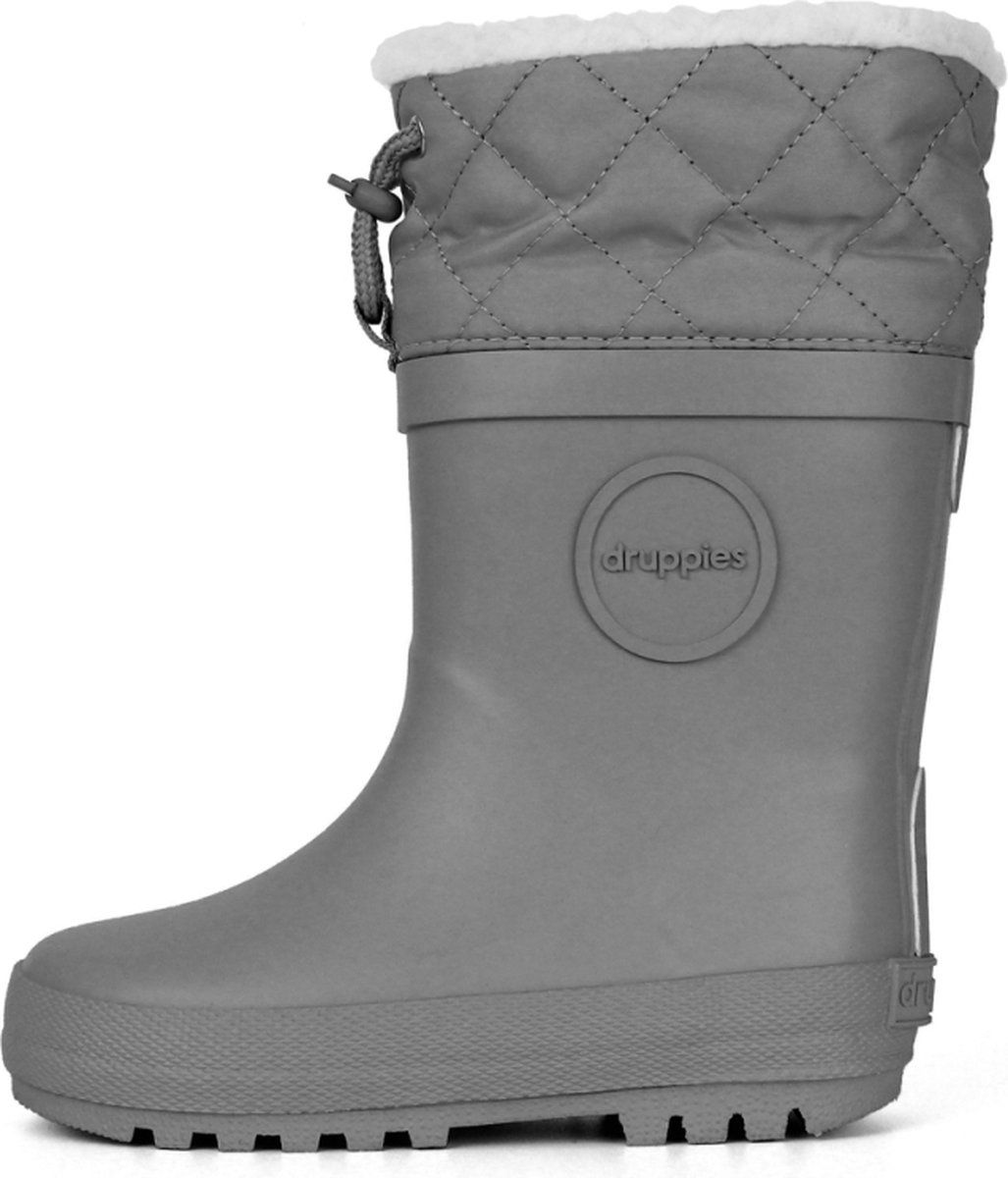 Druppies Regenlaarzen Gevoerd - Winter Boot - Grijs - Maat 42 - 8719747388419