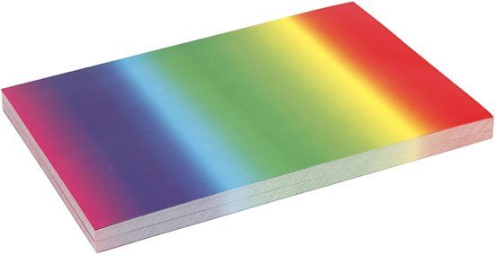 Creotime Regenboogpapier - A4 - 100 vellen - Multicolor