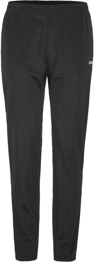 Craft kindertrainingsbroek Squad GO Pant JR 1915355 - Zwart - Polyester - Maat 146/152