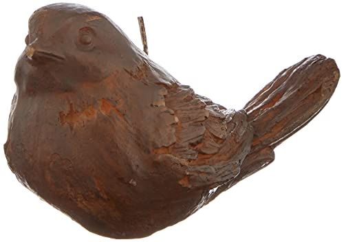 HGD kaars 'Vogel bruin' groot, was