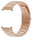 Wigento Samsung Galaxy Watch Ultra 47mm: RVS-band met drie schakels, rosé goudkleurig