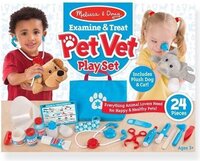 Melissa & Doug Dierenarts speelset - 24 stuks - Rollenspel