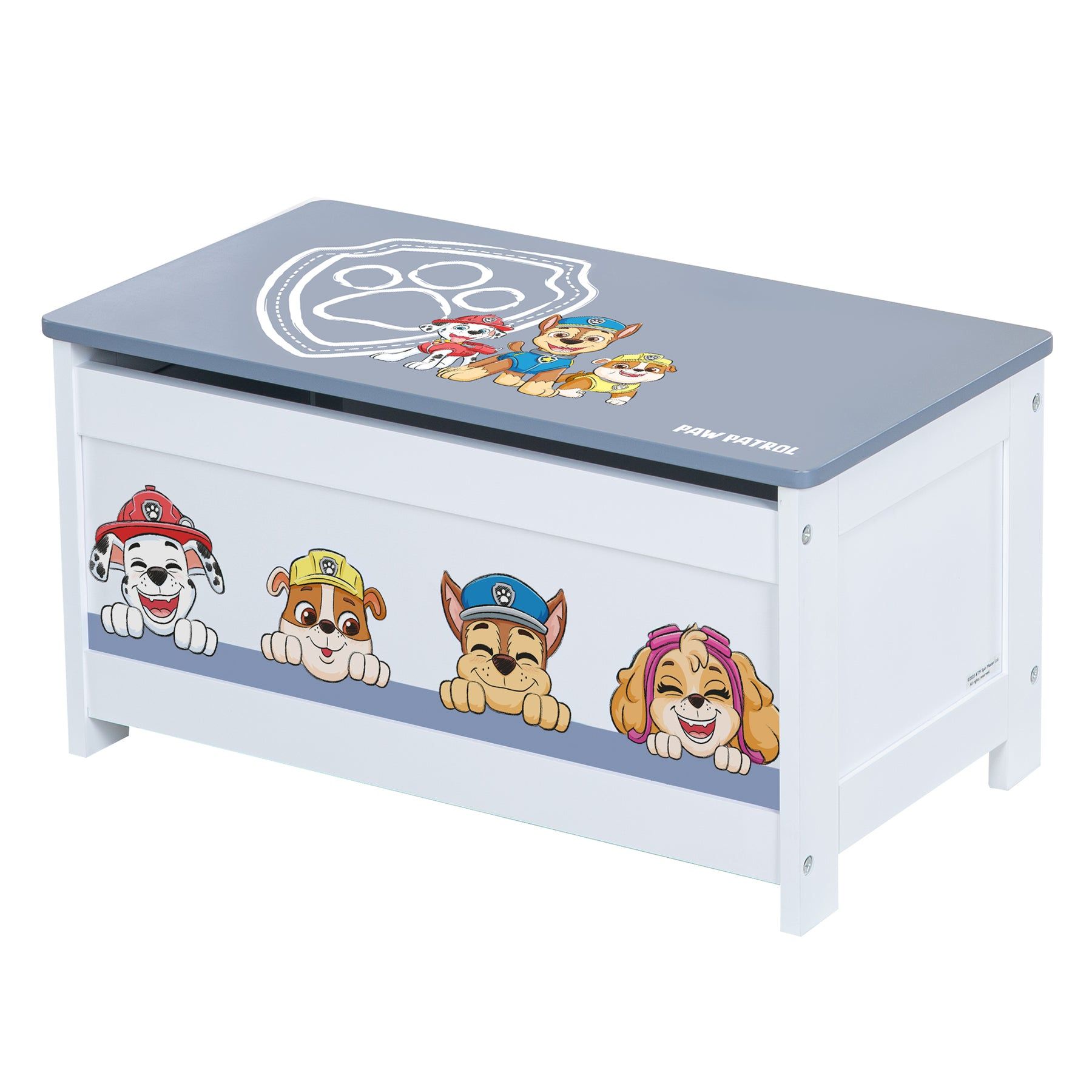 roba Paw Patrol Toy Storage Bench - Blue, White