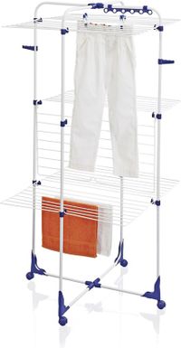 Leifheit 81455 droogrek - Blauw/Wit - 146 x 69 x 69 cm