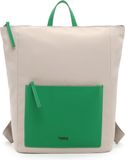 Tamaris Vrije tijd rugzak met laptopvak Angelique Backpack Green Beige