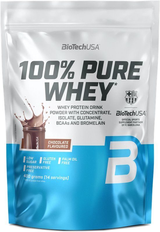 BioTechUSA 100% Pure Whey Chocolade 400g