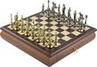 Jeu d'échecs italien "Napoleon" avec échiquier en palissandre 32x32 cm et tiroir