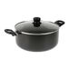 Crealys 529423 Kookpan Ø 28 cm aluminium geperst donkergrijs