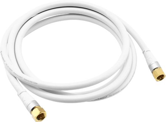 OEHLBACH Antenna Link F - 2m F-type Coax Cable - White