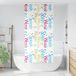 Maison Exclusive - Rideau de douche avec coffre, dimensions 90x240 cm, largeur du tissu 86 cm