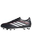adidas Copa Pure IV Club Firm Ground/Multi Ground Football Boots Shoes, Core Black/Ftwr White/Lucid Red, 46 EU