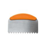 DECORA 0271028 Spatel, roestvrij staal, gegolfd, 22,5 x 11 cm