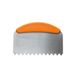 DECORA 0271028 Spatel, roestvrij staal, gegolfd, 22,5 x 11 cm