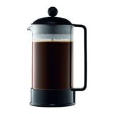 Bodum 1548-01SA-10 Brazil koffiezetapparaat van kunststof, 8 kopjes, zwart