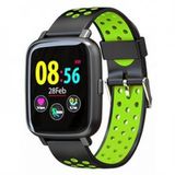 Billow XS35x Bluetooth Zwart, Groen sport horloge