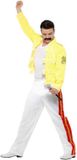 Smiffys Queen Freddie Mercury Kostuum - L - Geel/Wit