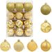 vidaXL Kerstballenset - 36 stuks - Goud - 6 cm - Polystyreen