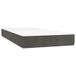 VidaXL Pocketveringmatras Medium Donkergrijs 80x200x20 cm