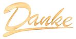Petra's knutsel-News A-SZ736320 20 x houten letters "Danke", handschrift