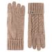 Roeckl Vingerhandschoenen 'CABLED CHARM' beige / sand / lichtbeige / donkerbeige