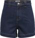ONLY - ONLPARIS HW DNM SHORTS MAE - Dames - Bermuda shorts - L - Dark Blue Denim