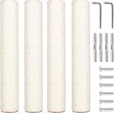 Markenlos Aerfa Krabpaal vervangingsonderdelen - Natuurlijk Sisal Touw - 4-pack - Beige