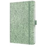 Sigel agenda 2024 - Jolie Beauty - A5 - hardcover - 7 dagen / 2 pagina's - green monstera