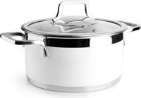Lacor Buffet Kookpot met Deksel - Wit - Ø 24cm
