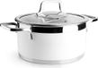 Lacor Buffet Kookpot met Deksel - Wit - Ø 24cm