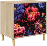 vidaXL Badkamerkast KIEL Sonoma 60 x 40 x 60 cm Bewerkt hout