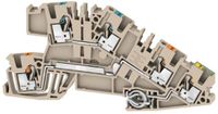 Weidmüller 2668940000 Installatie-etageklem Steekaansluiting Beige 50 stuk(s)