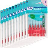 TePe X Zacht Ragers - Interdentale Borstels 0.5mm Lichtrood Voordeelverpakking