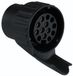 IWH 010212 Adaptateur de remorque [Fiche, 13 broches - Prise femelle, 7 broches] Plastique