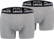 Levis 2 Pack Homme REPEAT LOGO BOXER Boxer - Gris Chiné Moyen