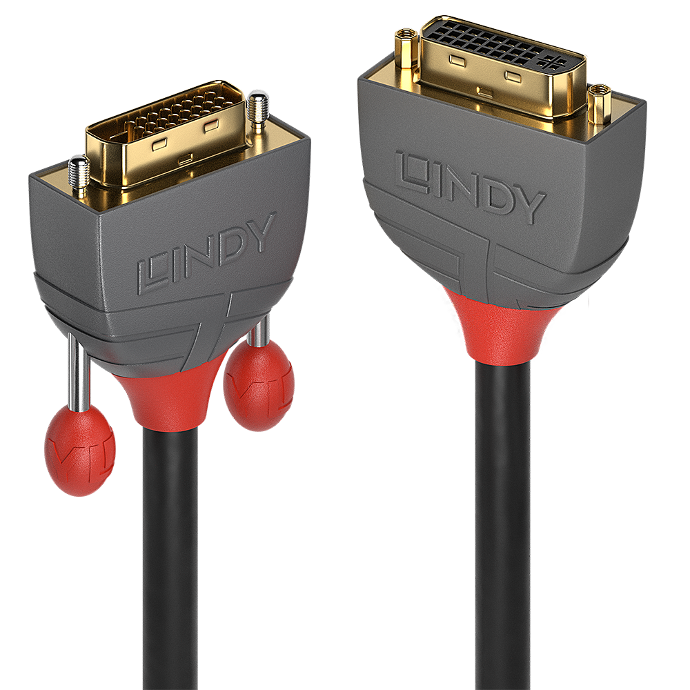 LINDY 36230 - Kabel - 0,5 m - Zwart