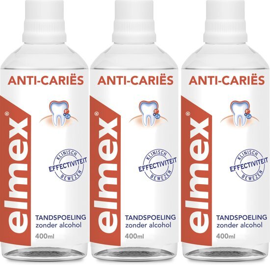 Elmex Elmex Anti-Caries tandspoeling 3 x 400ml
