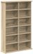 vidaXL CD Kast Sonoma Eiken 60 x 17 x 92 cm Bewerkt Hout