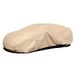 Budge Regenbarrière Car Cover Past Sedans tot 16'8" lang|Waterdicht |Ademend, tan (RSD-3)