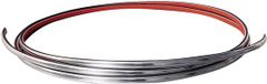 Eufab Chromen sierstrip, universeel, 2,45 m x 21 mm