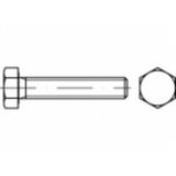 TOOLCRAFT TO-5408736 Zeskantbout M12 20 mm Buitenzeskant 100 stuk(s)