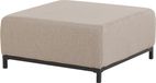 Beliani ROVIGO Ottomaan - Beige - Polyester - Vierkant - Scandinavisch & Basic