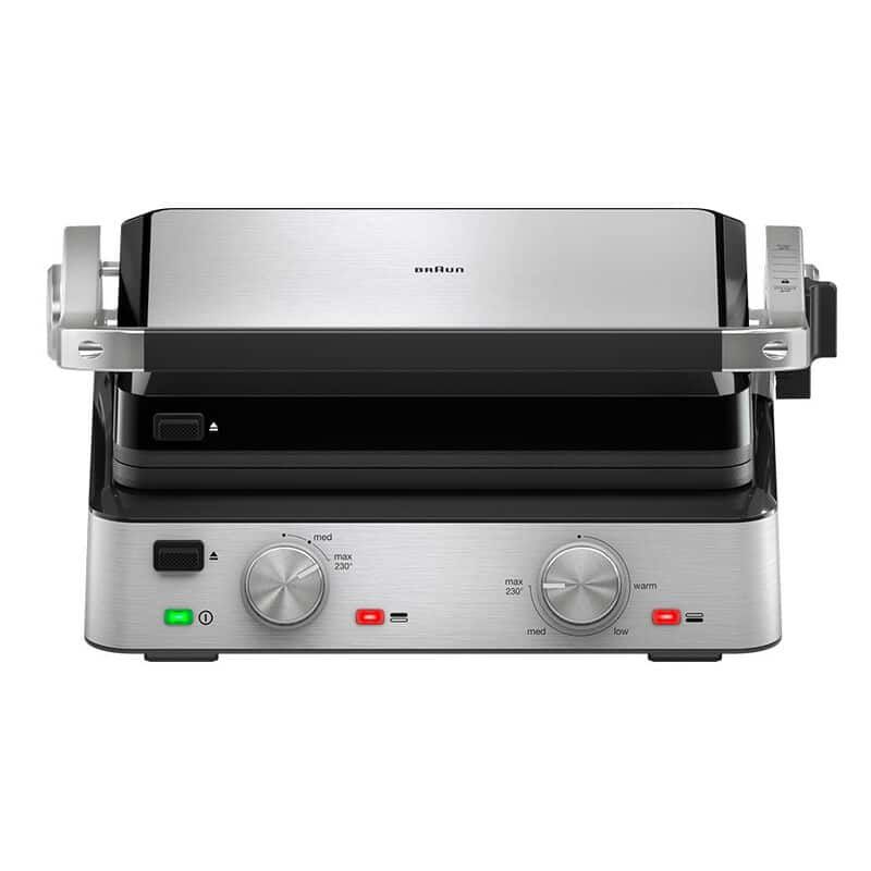Braun CG 7020 Contactgrill - Zwart/RVS