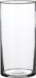 Mica Decorations Vase - cylinder - clear glass - D12 x H25 cm