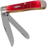 Case Knives Case Trapper Dark Red Bone 31957 - Zakmes