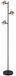 Globo 57916S Trabby Lampadaire Noir Métal GU10