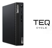 Teqcycle Lenovo Thinkcentre M70Q Intel® Core™ i5 i5-10400T 16 GB DDR4-SDRAM 256 GB SSD Windows 11 Pro Mini PC Noir