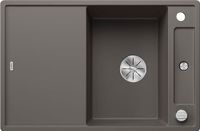 Blanco Silgranit spoelbak, 780x510 mm, met toebehoren, InFino, grijs