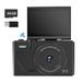 ZELURXX 5K UHD Caméra numérique, 64MP avec zoom 18x, caméra vlogging Wi-Fi, mise au point automatique et optimisation du visage, carte mémoire 64 Go incluse