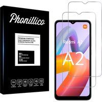 Phonillico® Gehard Glas voor Xiaomi Redmi A2 [Pack 2] Glasfolie Screenprotector